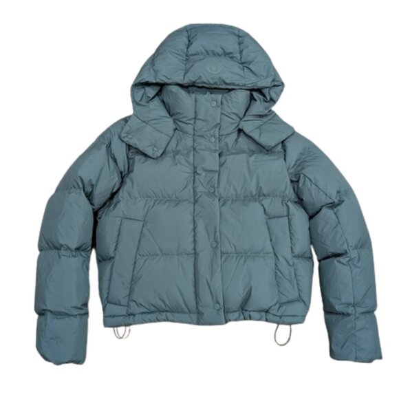 Lululemon athletica Wunder Under Teal Puffer Jacket 6 - Picture 1 of 14